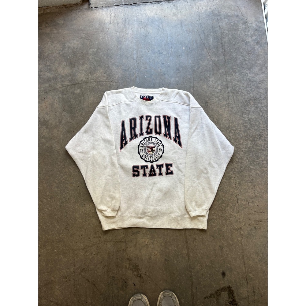 Vintage Oversized 90s Galt Sand Arizona State University ASU Crewneck Sweatshirt